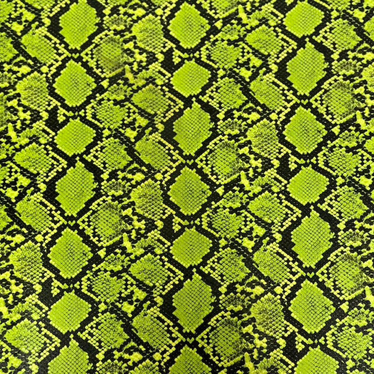 1 Yard Caicos Snake Skin Faux Leather Vinyl Fabric For Upholstery Handbags 54" Width